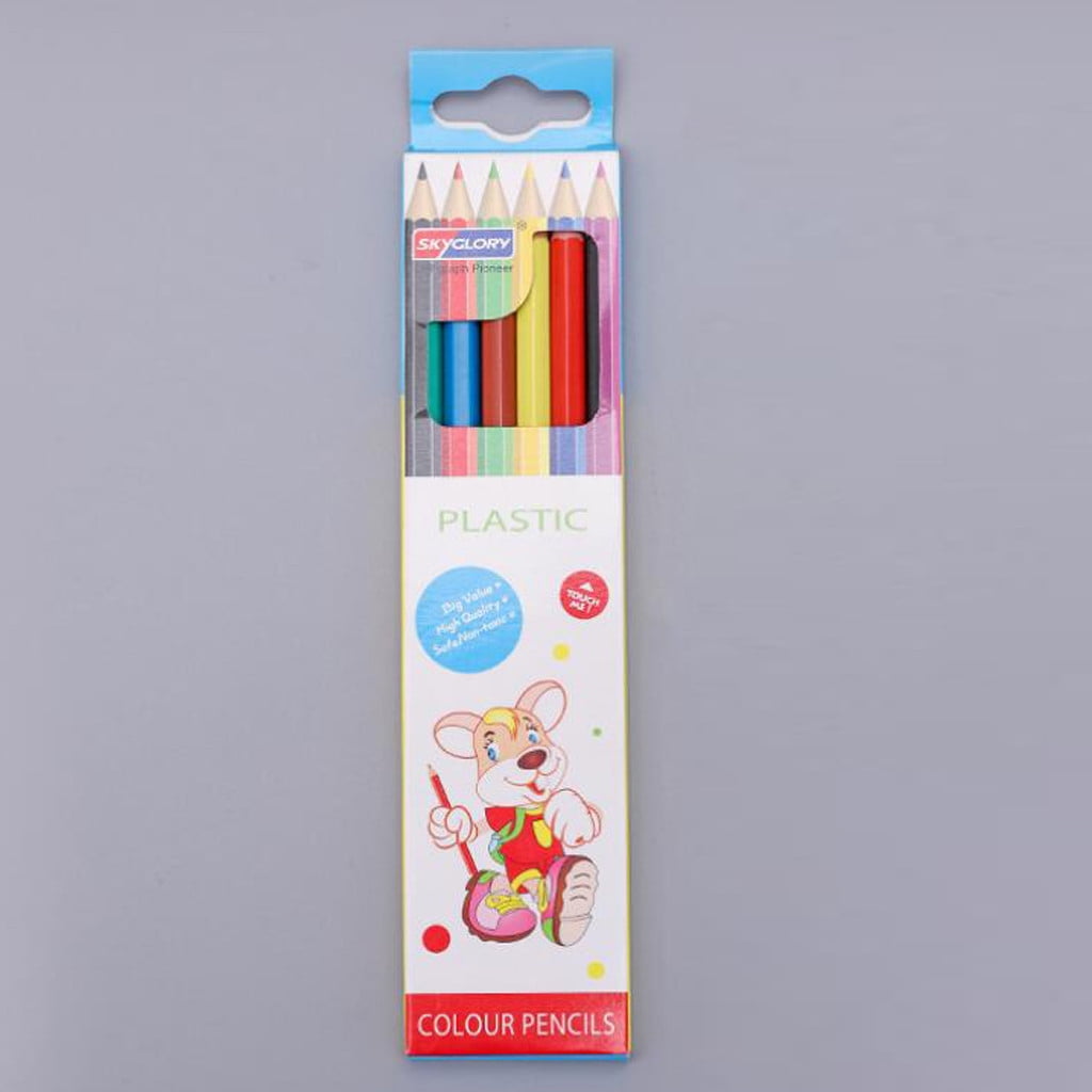 Clearance! Fdelink Colored Pens Children Drawing Colored pencils Set 6/12/18/24 Colors Painting Pen Set