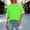 *Green, variant on ClodeEU Women's Plus Size Color Block Short Sleeve Crewneck T-Shirt ,Casual Spring Summer Trendy Tee Red,Womens Plus XXXXXL