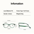 thumbnail image 3 of 2.0 Reading Glasses for Men and Women, Eyeglasses, Computer Eye Glasses, Green, 3 of 7