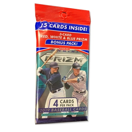 2019 Panini Prizm Baseball Fat Pack- New Opti-Chromes |Autos, Rookies, and Prospects |15 MLB Baseball Trading Cards Per