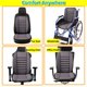 thumbnail image 5 of Cojín para asiento de coche con almohada de respaldo kingphenix, 5 of 9