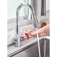 thumbnail image 3 of Haelyn Touchless Single-Handle Pull-Down Sprayer Kitchen Faucet with MotionSense Wave and Power Clean in Chrome, 3 of 12