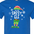 thumbnail image 4 of Inktastic Funny Christmas I'm the Sassy Elf with Shoes and Hat T-Shirt, 4 of 5