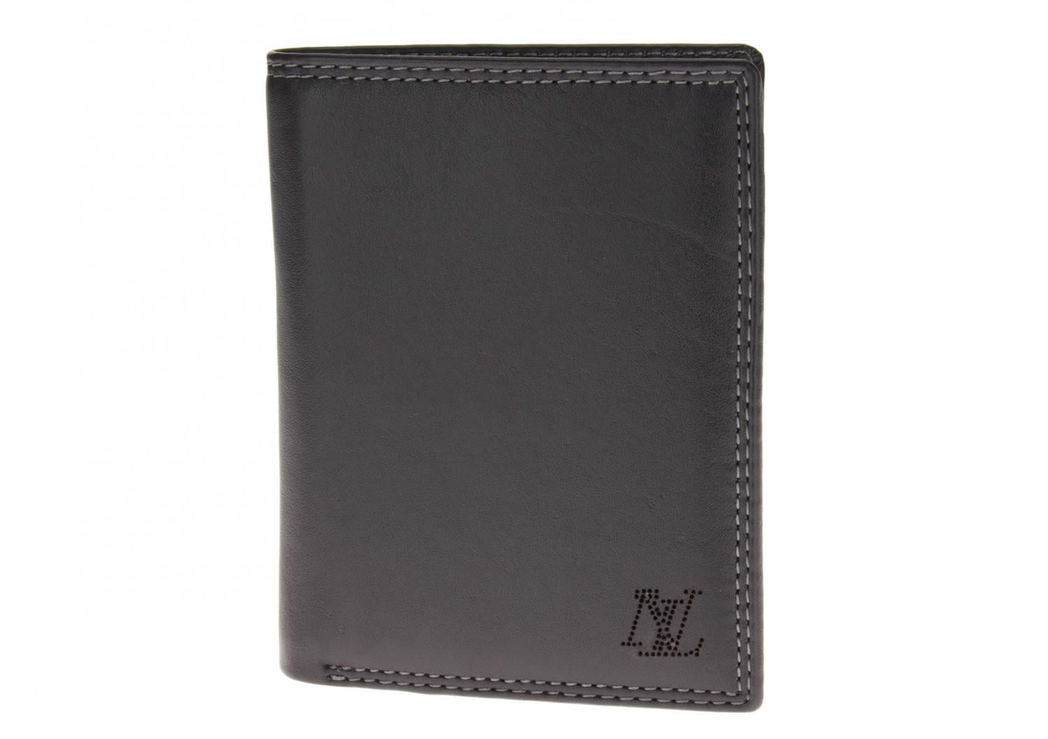 Genuine Dickies Men's RFID Genuine Leather Trifold Wallet with