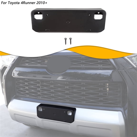 CheroCar License Plate Holder Front License Plate Frame License Plate Bracket for Toyota 4Runner 2010-2022 Black