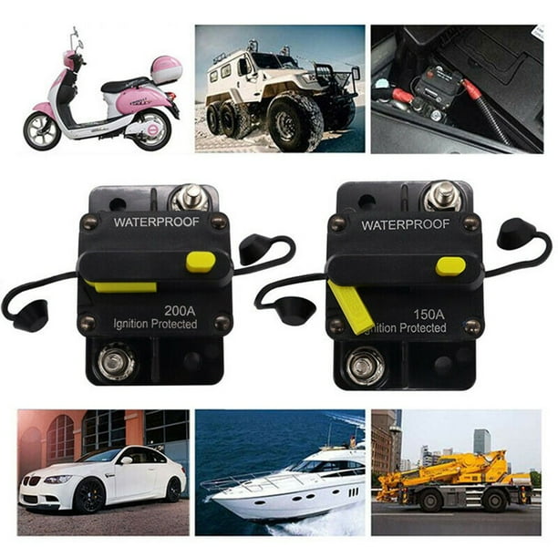 Disjoncteur étanche, à Réinitialisation Manuelle, 12 V-48 V CC, 60 A Pour Voiture 450567070 Fr