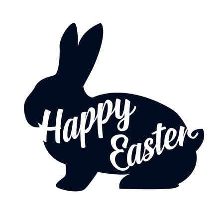 Set of 6 Easter Day Vinyl Wall Art Decals - Easter Eggs - 10" x 7" Each - Resurrection Sunday Pascha Holiday Cute Home Living Room Bedroom Apartment Office Work Nursery Decor