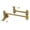 Brushed Brass, variant on Kingston Brass KS3105BPL Bel-Air Wall Mount Pot Filler Kitchen Faucet, Oil Rubbed Bronze