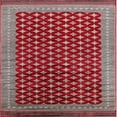 thumbnail image 1 of Ahgly Company Machine Washable Indoor Square Industrial Modern Rosy Brown Pink Area Rugs, 4' Square, 1 of 7