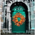 thumbnail image 4 of Corona de hojas de arce y bayas para Acción de Gracias, decoración de Halloween, glamour de puertas e interiores, gloria otoñal, 4 of 5