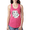 Hot Pink, variant on Rottweiler Dog Lover Pet Owner Animal Lover Ladies Racerback Tank Top