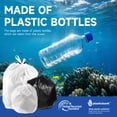 thumbnail image 3 of Small Trash Bags with Handles (1.2/2/2.6/3/4/5/6/8/13 Gallon) - Ocean Plastic Upcycling - Plastic Garbage Bags, Can Bin & Waste Basket Liner for Kitchen, Bathroom, Office and Pets, 3 of 7
