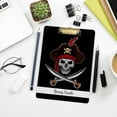 thumbnail image 5 of FMSHPON Pirates Skull Clipboard Hardboard Wood Nursing Clip Board and Pull for Standard A4 Letter 13x9 inches, 5 of 6