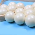 thumbnail image 5 of CAROOTU Cue Ball with 6 Red Dots Standard Pool-billiard White Cue Training Ball, 5 of 5