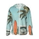 thumbnail image 1 of Fotbe Vintage Surf Van Beach Chaqueta con Protección Solar UPF 50+ para Hombre y Mujer, Camisa con Capucha y Bolsillos-Large, 1 of 7