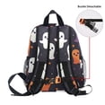 thumbnail image 5 of FORMRS School Backpack with Front Zippered Pocket 12" Elementary Student Travel Daypack, White Halloween Ghosts, 5 of 6