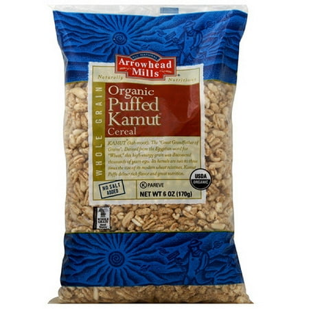 Arrowhead Mills organic puffed kamut cereal, 6 oz. (pack of 12)