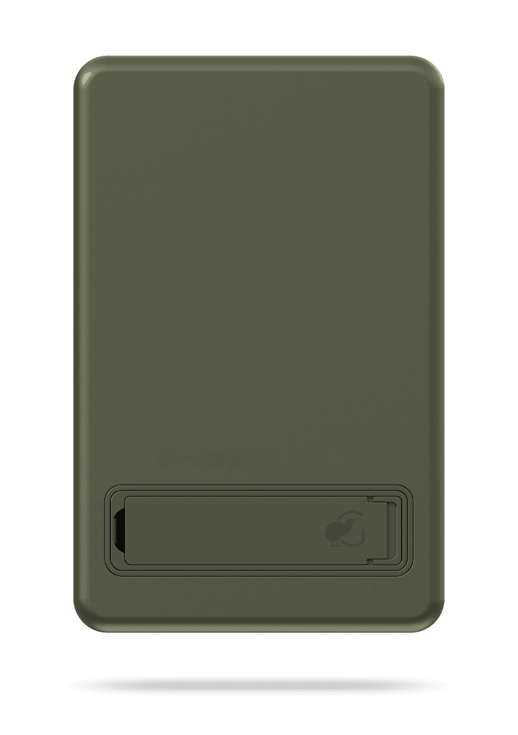 Gallevant 5000mAh Magnetic Wireless Power Bank: Compact, Stylish, Multi-Device Charging, with Built-in Kickstand and USB-C Port – Portable, Fast Charging for iPhone & Android, Olive