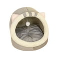 thumbnail image 2 of Nebwoak Christmas-Themed Cat Sleeping Bag,Semi-Enclosed Safe Cat Bed,Warm Winter Cat Bed, 2 of 6