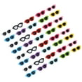 thumbnail image 4 of GOOHOCHY 40 mini dijes de resina para gafas de sol, para hacer álbumes de recortes, bisutería y adornos con parte trasera plana., 4 of 7