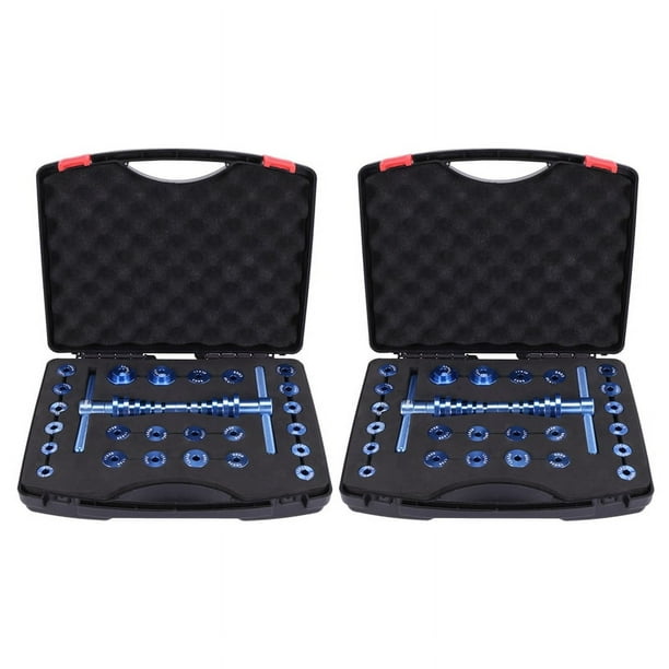 2X Juego de Prensas para Rodamientos Cíclicos para Ruedas / Bujes de Buje Bicicleta de Cola Blanda de Punto de Cojinete Herramienta de Ensamblaje
