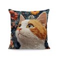 thumbnail image 2 of Throw Pillow Covers 18x18 Inch, Decorative Square Pillowcases, Farmhouse Holiday Cushion Covers for Couch Sofa Living Room Bedroom Outdoor Home Decor, 2 of 8