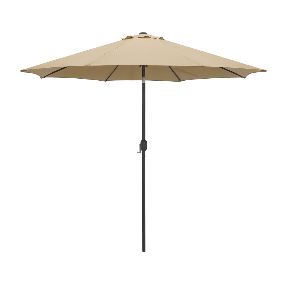 Abble Outdoor 10ft Patio Umbrella with Crank and Tilt - Tan