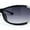 Black Silver - Smoke, variant on Classy 90s Wrap Jewel Metal Arm Luxury Designer Sunglasses Black Gunmetal - Smoke