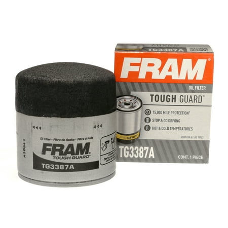 FRAM Tough Guard 15,000 Mile Oil Filter, TG3387A Fits select: 2005-2009 CHEVROLET EQUINOX, 1977-2005 BUICK LESABRE