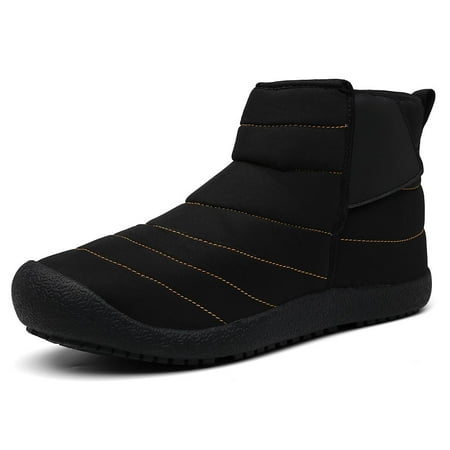 

Engtoy Winter women waterproof snow boots anti-collision toe cap fluff insulation soft lining cold proof shoes