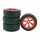 thumbnail image 2 of 4 neumáticos y llantas de goma para coche RC resistentes al desgaste para Wltoys K969 K979 a escala 1:28 rojo, 2 of 9