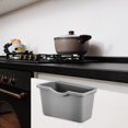 thumbnail image 3 of Minkissy Small Wastebasket Odor Compost Bin Grey Plastic 1Set, 3 of 8