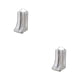 thumbnail image 4 of Injueey Bolsa de almacenamiento de botas de PVC con cremallera, reutilizable, plegable, transparente, impermeable, a prueba de humedad, Gris Largo 2piezas, 4 of 6