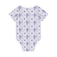 thumbnail image 2 of Rocae Stripes and Sprigs of Lavender for Baby Climbing Clothes Soft Baby Romper for Active Infants Comfortable and Breathable Crawling Jumpsuit Unisex Baby Outfit 3 Months, 2 of 8