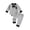 Grey, variant on Gubotare Winter Newborn Baby Boy Girl Clothes Set Ribbed Outfits Unisex Infant Solid Long Sleeve Tops Pants 2PCS Grey,Size 12-18 Months