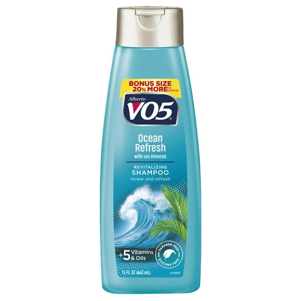 Alberto VO5 Ocean Refresh Moisturizing Hair Shampoo, for Soft and Shiny