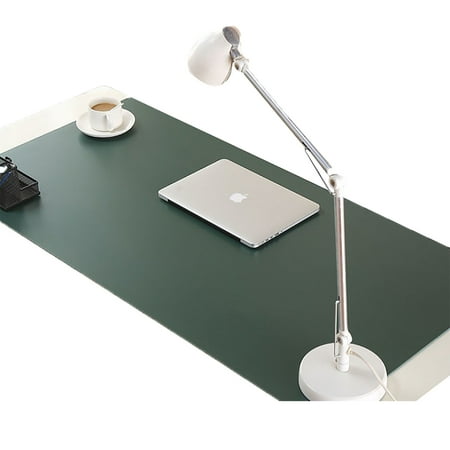 

Rectangular Tablecloth Solid Color PVC Tablecloth Easy To Clean Wipeable Waterproof Dust Proof Table Cover For Desk Study Computer -Green B-40x120CM