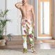 thumbnail image 2 of Balery Birds And Flowers Pantalones de pijama para hombre, pijama ultraligero, pantalón de descanso-Small, 2 of 6