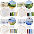 thumbnail image 7 of 2 Sets 2 Style Unicorn Pattern Photo Frame Needle Felting Kits for Beginners Mixed Color 183x183x20mm 1 set/style, 7 of 7