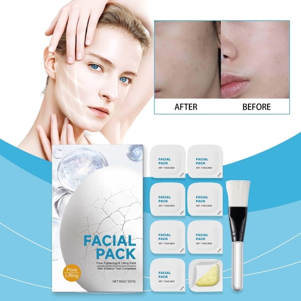 Puntoco Mascarilla reafirmante retráctil que limpia los poros para tener una piel radiante, delicada y suave 60 g