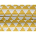 thumbnail image 4 of oneOone Velvet Yellow Fabric Triangle Sewing Material Print Fabric By The Yard 58 Inch Wide - TD, 4 of 5