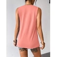 thumbnail image 6 of Zeagoo Tank Tops for Women Pleated Shirts Sleeveless Blouses Scoop Neck Casual Summer Top Loose Fit, 6 of 6
