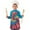 Colorful Rainbow Tie-1, variant on Rainbow Tie Dye Swirl Pattern Kids Aprons for Girls and Boys,Adjustable Neck Strap Toddler Aprons for Kids Cooking Baking