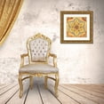 thumbnail image 3 of Loreth, Lanie 26x26 Gold Ornate Wood Framed with Double Matting Museum Art Print Titled - Persian Floral VI, 3 of 4
