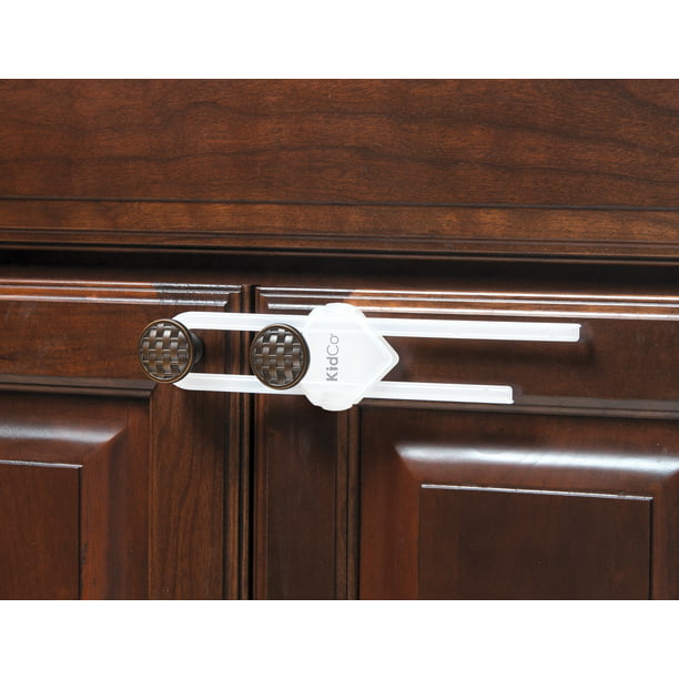 Kidco Sliding Cabinet Lock Com, Sliding Wood Cabinet Door Lock