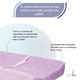 thumbnail image 5 of Colchón Cambiador de Pañales Memory Foam con Cinturón de Seguridad Funda Lavable Lila, 5 of 8