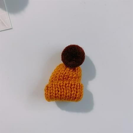 

Custom Cute Handmade Woolen Hat Refrigerator Stickers Creative Home Storage Powerful Functions