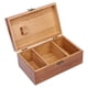 thumbnail image 3 of Caja de costura de madera, portaherramientas de costura, vacía, retro, con compartimentos, regalo para, 3 of 9
