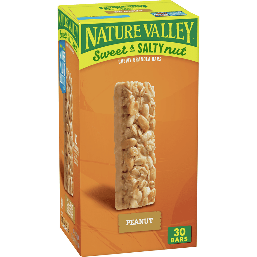 Nature Valley Sweet and Salty Granola Bars, Peanut, 30 ct
