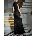 thumbnail image 3 of Women 1920s Plus Size Formal Dress Tassels Sleeve Sequins Gatsby Maxi Evening Gown, 3 of 7